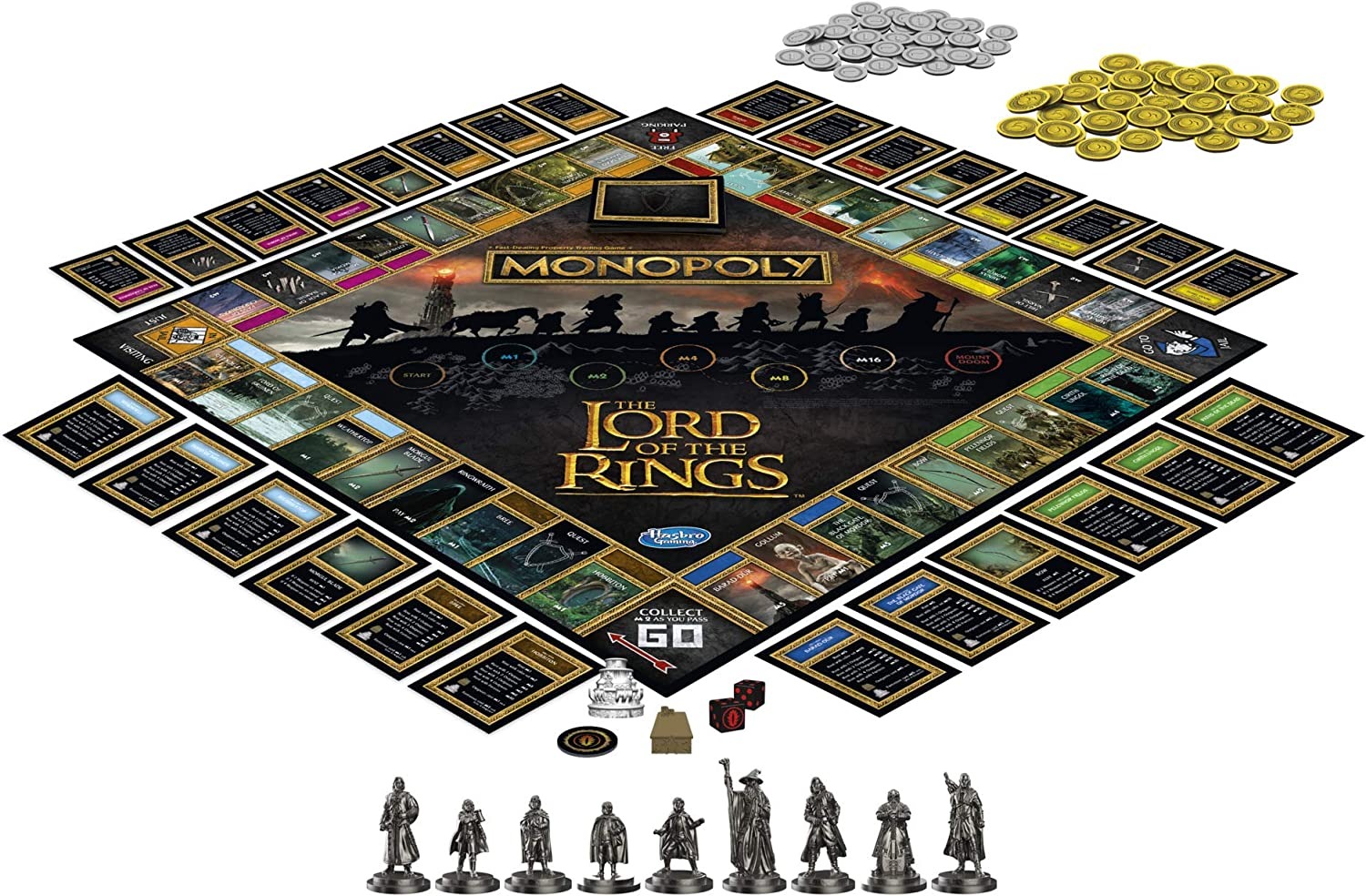 Hasbro Gaming Monopoly: The Lord of The Rings Edition Board Game