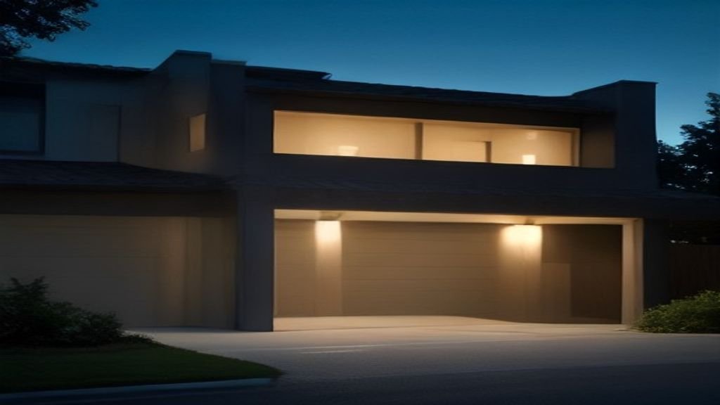 Sleek electric vehicle supplying power to a modern suburban home via bidirectional charging during twilight.