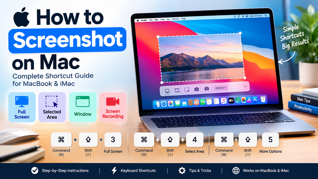 How to screenshot on Mac using Command Shift 3, 4, and 5 shortcuts