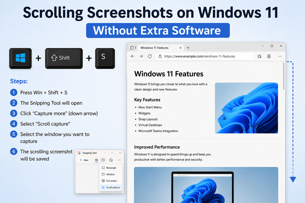 DevTools features a hidden native command to capture pixel-perfect full-length screenshots in seconds.
