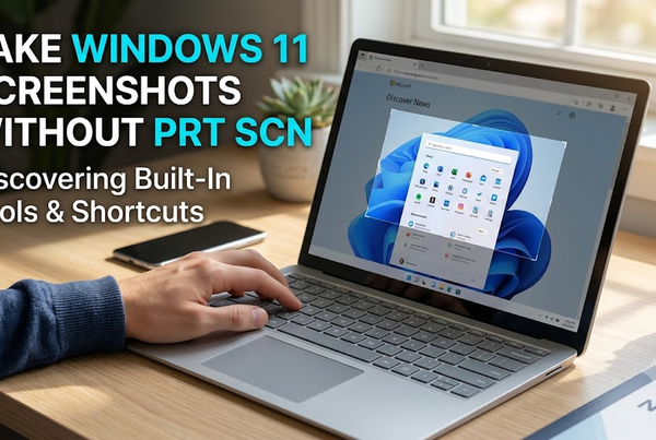 Take Screenshots on Windows 11 Without Print Screen Key